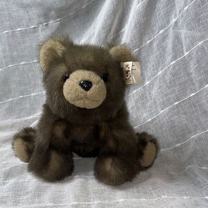 Vintage Bearington Bears Smokey 2006M Brown Bear Realistic Poseable NWT